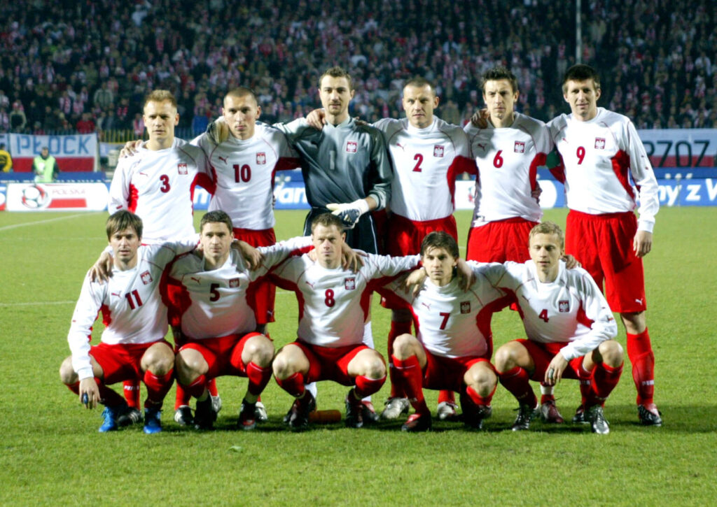 Reprezentacja Polski w meczu z USA na stadionie w Płocku - Fot. Włodzimierz Sierakowski