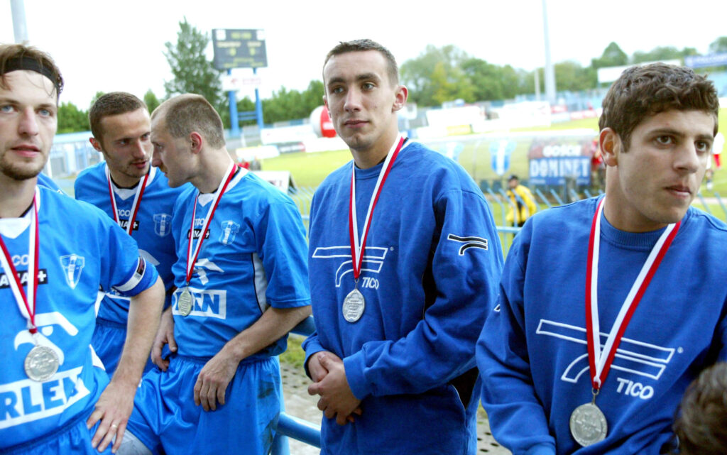 Zawodnicy Wisły Płock z medalami Pucharu Polski - Fot. Włodzimierz Sierakowski