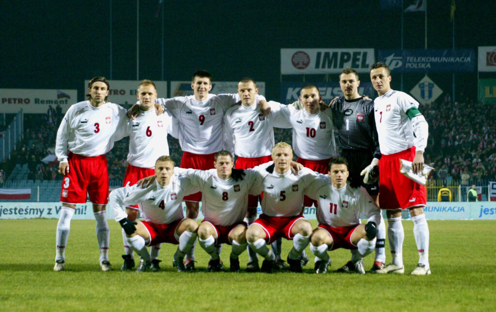Reprezentacja Polski na stadionie Wisły Płock - Fot. Włodzimierz Sierakowski