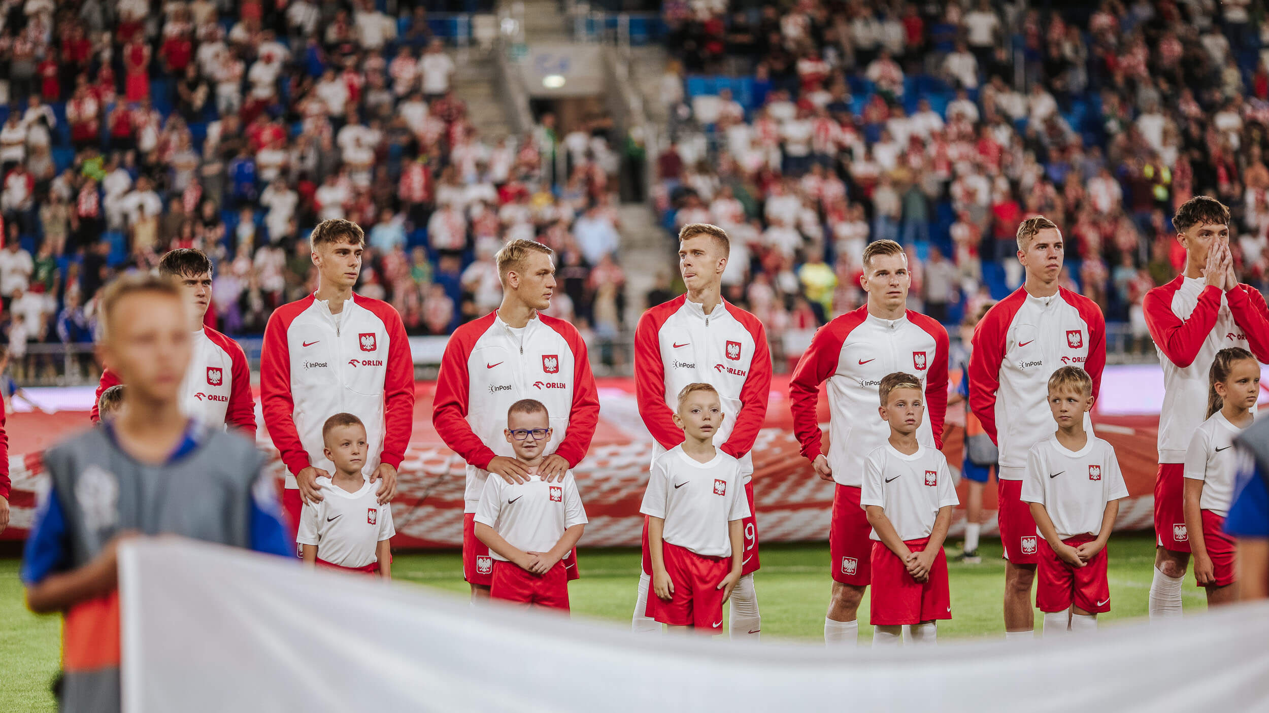 Młodzieżowa Reprezentacja Polski na stadionie w Płocku