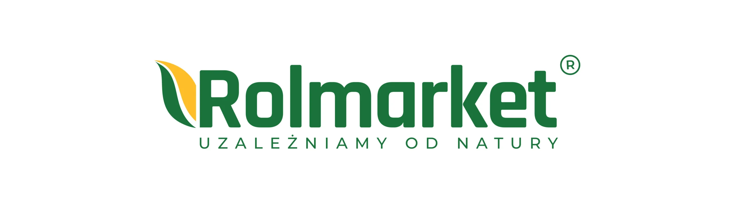 Logo firmy Rolmarket, które promuje hasło